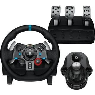 Logitech G29 SE Driving Force Rennlenkrad und Pedale Schwarz für PS5 / PC