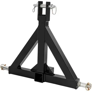 Dreipunkt Anhängerkupplung Dreipunktaufnahme mit 2" Anhänger Traktor Ackerschiene 3-Punkt Empfänger für Deichselkupplung Traktor Landmaschinen Schlepper Agrar