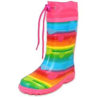 Beck Regenboog Gummistiefel Mehrfarbig 28
