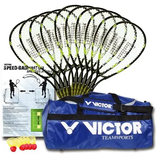 VICTOR Speed-Badmintonschläger Crossminton-Set 100, Ideal für den Schulsport