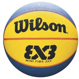 Wilson 3x3 Mini Basketball Blau/Gelb