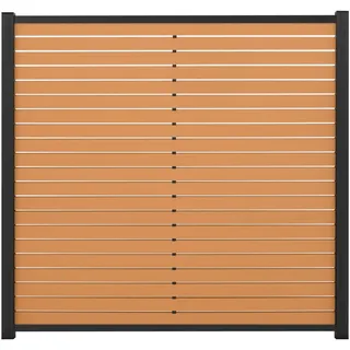 Tetzner & Jentzsch T&J BPC-Rhombus-Steckzaun Hanö 21 Lamellen 2 x 7,5 cm/6,8 x 179,3 cm Karamel