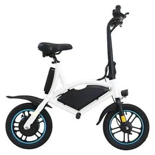 Elektrisches Laufrad FLYBLADE C147, 14 Zoll, 350W, Reichweite 25 km, Halterung für Smartphone, Weiß