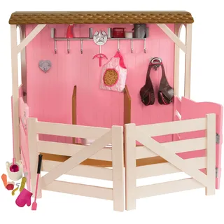 Our Generation BD37880Z - Pferdestall für Puppen 46cm und Pferde