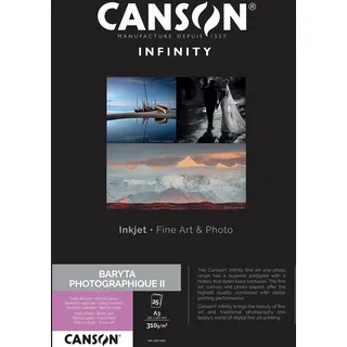 Canson Infinity Baryta Photographique II 310 g/m2