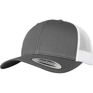 Flexfit Retro Trucker Cap darkgrey/white Erwachsene