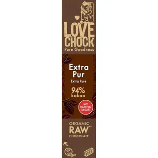 Lovechock Extra Pure Rohschokolade 40 g