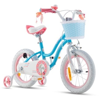 Royalbaby Royal Baby Girls Stargirl Kinderfahrräder, Blau, 14 Inch