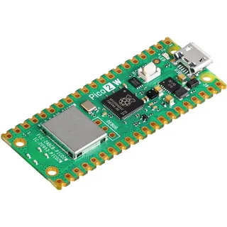 Raspberry Pi Pico 2 W Mikrocontroller Pico 2W - WLAN + Bluetooth Mikrocontroller-Board