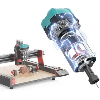 Two Trees - Trimmer Kit – 800W Holzfräser Router Spindel für TTC 450, TTC450 Pro CNC Gräviermäschine