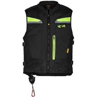 Motoairbag MAB v4 Airbag Weste, schwarz, Größe L XL für Männer