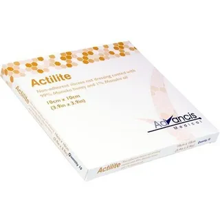 Advancis medical Deutschland GmbH Actilite 10x10cm HONIG-WUNDAUFLAGE 10 st