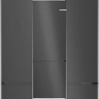 Bosch Serie 4 KGN492XCF Kühl-Gefrierkombination (440 l, 2030 mm hoch, Schwarz)