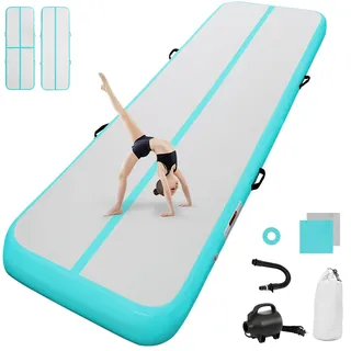 airtrack matte mit elektrischer Luftpumpe 10cm hoch 3 M Tumbling Matten Aufblasbare turnmatte Matte gymnastikmatte Yogamatte Camping Trainingsmatte