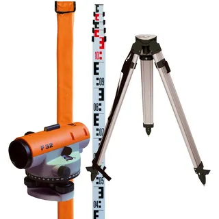 Nedo GmbH & Co.KG Nedo F32 Nivellier-Set 32-Fach Metall Orange