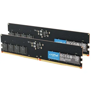 Crucial DDR5 RAM 32GB Kit (2x16GB) 4800MHz, PC Computer Arbeitsspeicher, CL40 - CT2K16G48C40U5
