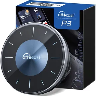 OTTOCAST P3 AI Box 3in1 Android 12 8G/128G HDMI SIM Wireless Android Auto und Apple CarPlay