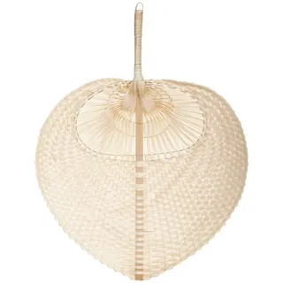 Atmosphera - Fächer Folk - Bambus - 30x39 cm - Beige