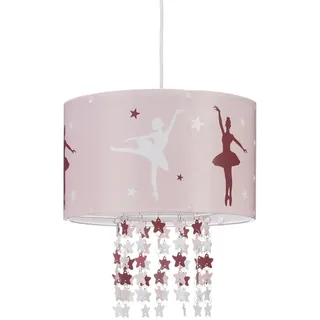 Relaxdays Hängelampe für Mädchen, in Rosa