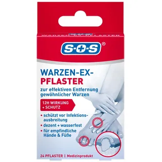 SOS Warzen-Ex-Pflaster 24 st