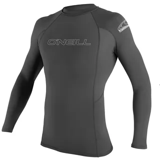 O'Neill Wetsuits Basic Skins L/S Rash Guard - Graphite, XS
