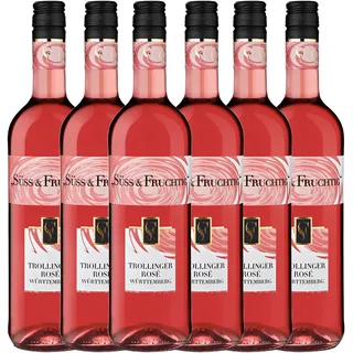 Wzg Süss & Fruchtig Trollinger Rosé Qualitätswein süß 0,75L