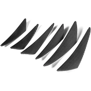 Spoilerlippe, 6 Stück, Stoßstange Reinpoliert, Stoßstange, Universell für den Wartungsservice