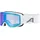 Venet Q-Lite Skibrille white matt mirror blue 11 one size