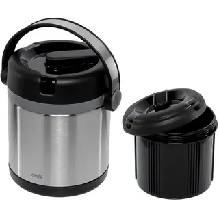 Emsa Mobility Speisegefäß edelstahl/schwarz 1,2 l
