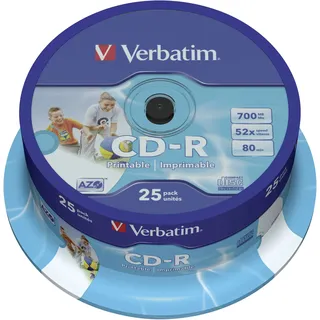 Verbatim CD-R 700MB 52x 25er Spindel