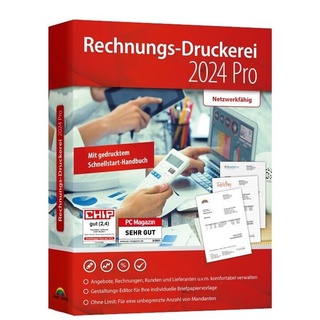 Markt + Technik Markt & Technik Rechnungs-Druckerei 2024 Pro Vollversion, 1 Lizenz Windows Finanz-Software