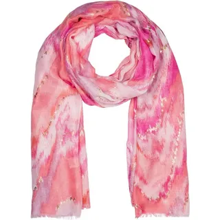Stylebreaker Schal Wellen Farbverlauf Herzen, Koralle-Pink | Einheitsgröße