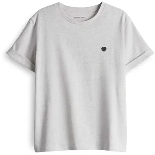 Opus T-Shirt mit Motiv-Stitching Modell SERZ Mittelgrau, 38