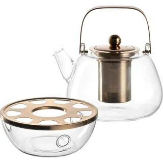 LEONARDO Tè Per Te Teekanne mit Metallhenkel + Stövchen 1,2 Liter