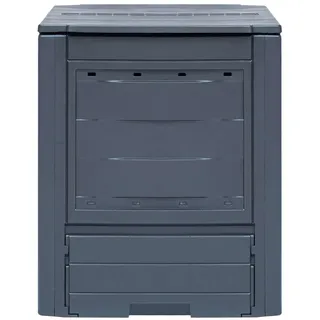 maison exclusive - Gartenkomposter Grau 60 X 60 X 73 Cm 260 L
