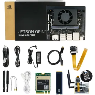 Yahboom Jetson Orin Nano Super 8GB Official Development Kit 67 Tops IMX219 CSI Camera+Jetson Case +Development Board Ubuntu 22.04 (Orin Nano 8GB Off Cam Advanced Kit)