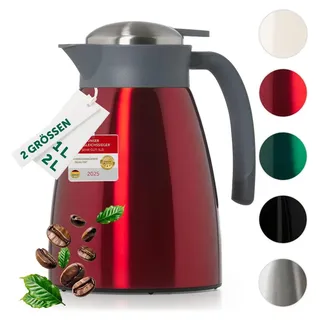 Blumtal Thermoskanne rot 2 l