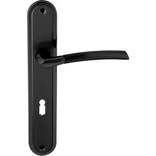 Domino Türgriff 72 Drückergarnitur BB-Buntbart SetTürdrückergarnitur presto black