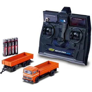 CARSON RC-Auto MB 1620 Pritsche mit Anhänger 1:87 RTR orange