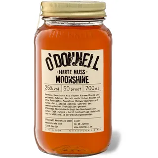 O'Donnell Moonshine Harte Nuss Likör 25% Vol. 0,7 l Geschenkset