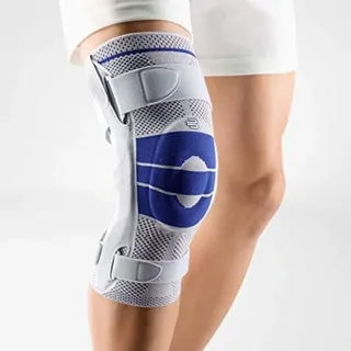 Bauerfeind GenuTrain Kniebandage 1 St. Blau Größe 7