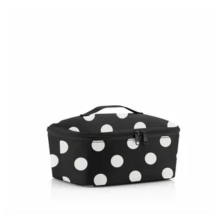 pocket Kühltasche mit Obermaterial aus recycelten PET-Flaschen Ideal für das Mittagessen unterwegs, Couleur:dots white