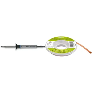 ERSA Lötkolben 30 S 40W Version 230V 0340KD bewährter Universallötkolben & Goobay 45246 Entlötlitze 2mm reines Kupfer Entlötdraht zur Lötzinn Entfernung an Lötstellen Entlöten