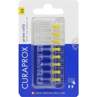 Curaprox CPS 09 Prime Interdentalbürsten gelb 0,9 mm Refill 8 St.