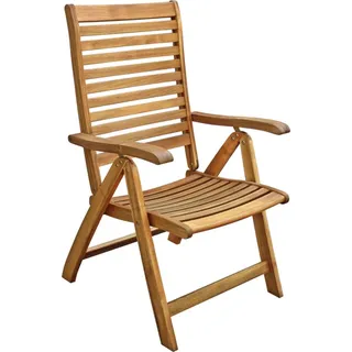 Dehner Macao Klappsessel 106 x 62,5 x 67 cm natur 3 St.