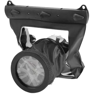 Unterwassergehäuse für DSLR-Kameras, Unterwasserkameragehäuse, staubdichte Tasche für Digitale Spiegelreflexkameras(Schwarz)