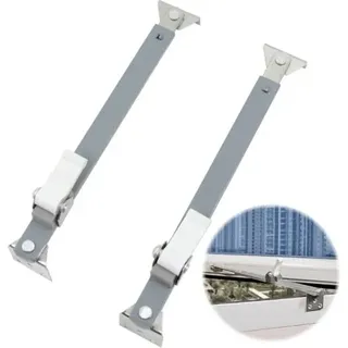 Bunthaus Fensterstopper Fensteröffner - Sicherheitsschloss - Türbegrenzer Für Kipp- Und Schwingfenster - Fensterarretierung - Neigungsregler Zur Einstellung Der Fensteröffnung