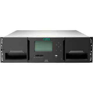 HP HPE Storage MSL3040 Bandbibliothek 1x MSL LTO‐9 SAS–Laufwerk 20x LTO‐9 Bandkassetten mit 45 TB (P77037-B25) (HPE Smart Choice)