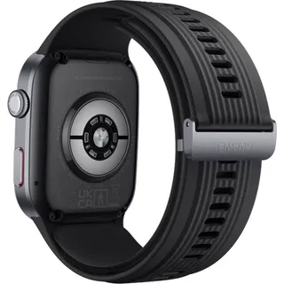 Schwarz Fluorelastomer-Armband