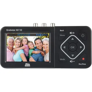 dnt Video-Digitalisierer Grabstar AV V2, HDMI, Windows, für analoge Video-Quellen, speichert auf USB/SD, Composite/S-Video, DNT000025